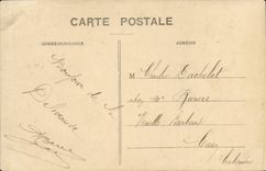 VINTAGE POSTCARD Delivrande the Holy Family Court D entered Horses