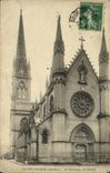 CPA La Delivrande La Basilique Le Portail