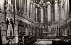 MODERN CARD Delivrande Notre Dame Interior of the Basilica