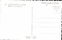 MODERN CARD Delivrande Notre Dame Interior of the Basilica