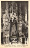 VINTAGE POSTCARD Interior Delivrande of the Basilica the black Virgin