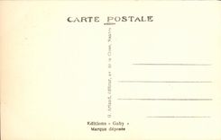 VINTAGE POSTCARD Interior Delivrande of the Basilica the black Virgin