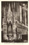 CPA La Delivrande Interieur de la Basilique La Vierge noire