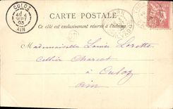 VINTAGE POSTCARD Delivrande Basilica Seen of the Place