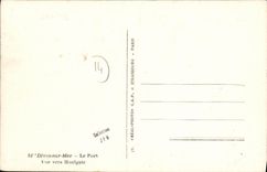 MODERN CARD Divine on Sea the Port Seen towards Houlgate