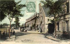 VINTAGE POSTCARD Divine Fashionable country inn of William the Conqueror and the Street D Hastings