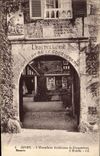CPA Dives l Hostellerie de Guillaume le Conquerant L Entree