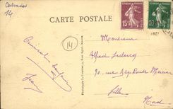 VINTAGE POSTCARD Divine on Sea L Town hall