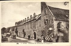 CPA Dives Hostellerie Guillaume le Conquerant Automobile