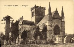 CPA Dives sur Mer L Eglise