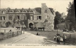 VINTAGE POSTCARD Divine L Fashionable country inn William the Conqueror and the Street of Lisieux