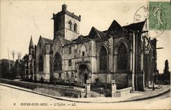 CPA Dives sur Mer L Eglise