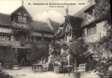VINTAGE POSTCARD William the Conqueror Fashionable country inn Divine Courses and gardens