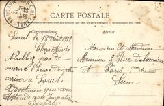 CPA Dives Un coin des cours et Jardins de l Hostellerie Guillaume le Conquerant 