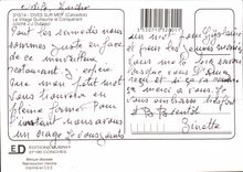 POSTAL MODERNA adivinar la vista en Guillermo la aldea del conquistador