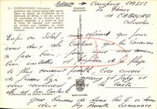 POSTAL MODERNA adivinar la vista en Guillermo interior la aldea del conquistador de los viejos mercados