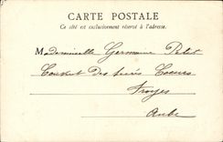 POSTAL de la VENDIMIA divina en ayuntamiento del mar