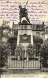 Monumento divino de la POSTAL de la VENDIMIA de la defensa nacional de Militaria