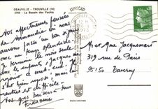 CPM Deauville Le Bassin des Yachts Bateaux