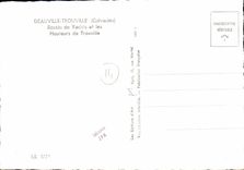 CPM Deauville Plage Fleurie Le Bassin des Yachts et les hauteurs de TRouville Bateaux 