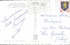 MODERN CARD Deauville the Basin of the Yachts and the Casino of Trouville