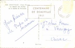 CPM Deauville Le Bassin des Yachts et le Casino de Trouville