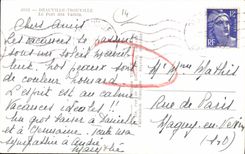 VINTAGE POSTCARD Deauville the Port of the Yachts Boats