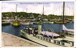 CPA Deauville Le Bassin des Yachts Bateaux