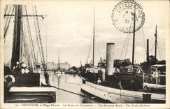 CPA Deauville Plage Fleurie Le Bassin des Yachts Bateaux