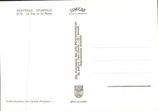 MODERN CARD Trouville Deauville the Bar and the Beach