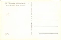 CPM Deauville Plage Fleurie Le Bar du Soleil et les Planches