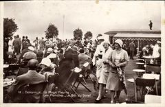 MODERN CARD Deauville Flowered Beach the Bar of the Sun