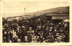 VINTAGE POSTCARD Deauville Flowered Beach the Bar of the Sun boards