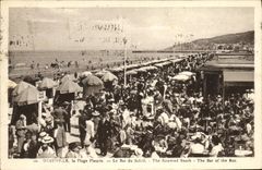 CPA Deauville Plage Fleurie Le Bar du Soleil 
