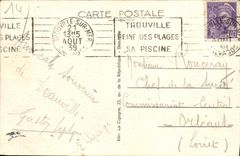 CPA Deauville Plage Fleurie Le Bar du Soleil 