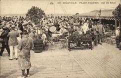 CPA Deauville Plage Fleurie Le Bar du Soleil 