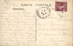 VINTAGE POSTCARD Deauville Boulevard of the Sea Cars