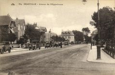 VINTAGE POSTCARD Deauville Which occurred of L Hippodrome
