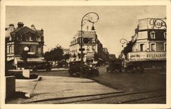 CPA Deauville Avenue de L Hippodrome et Rue DEsire Le Hoc 
