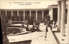 VINTAGE POSTCARD Deauville Les Bains L Atrium