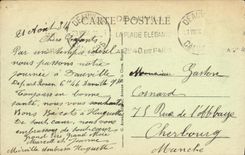 CPA Deauville Plage Fleurie Les Bains 