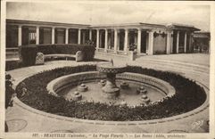 CPA Deauville Plage Fleurie les Bains