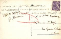 CPA Deauville Plage Fleurie Interieur des Nouveaux Bains