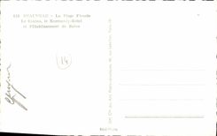 MODERN CARD Deauville the Flowered Beach the Casino Normandy Hotel and L establishment of baths