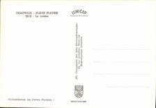 MODERN CARD Deauville Flowered Beach the Casino