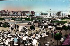 CPM Deauville Plage Fleurie Le Casino et le Normandy