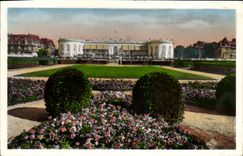 CPA Deauville Plage Fleurie Le Casino et le Normandy