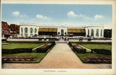 CPA Deauville Plage Fleurie Le Casino 