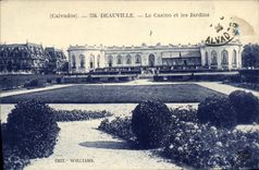 CPA Deauville Plage Fleurie Le Casino et les Jardins