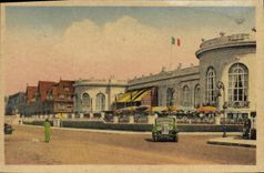 CPA Deauville Plage Fleurie Le Casino 